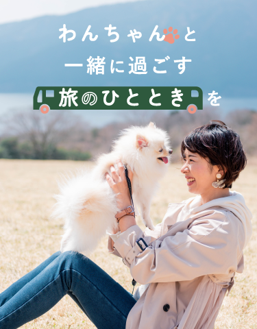 わんちゃん(愛犬)と一緒に過ごす旅のひとときを